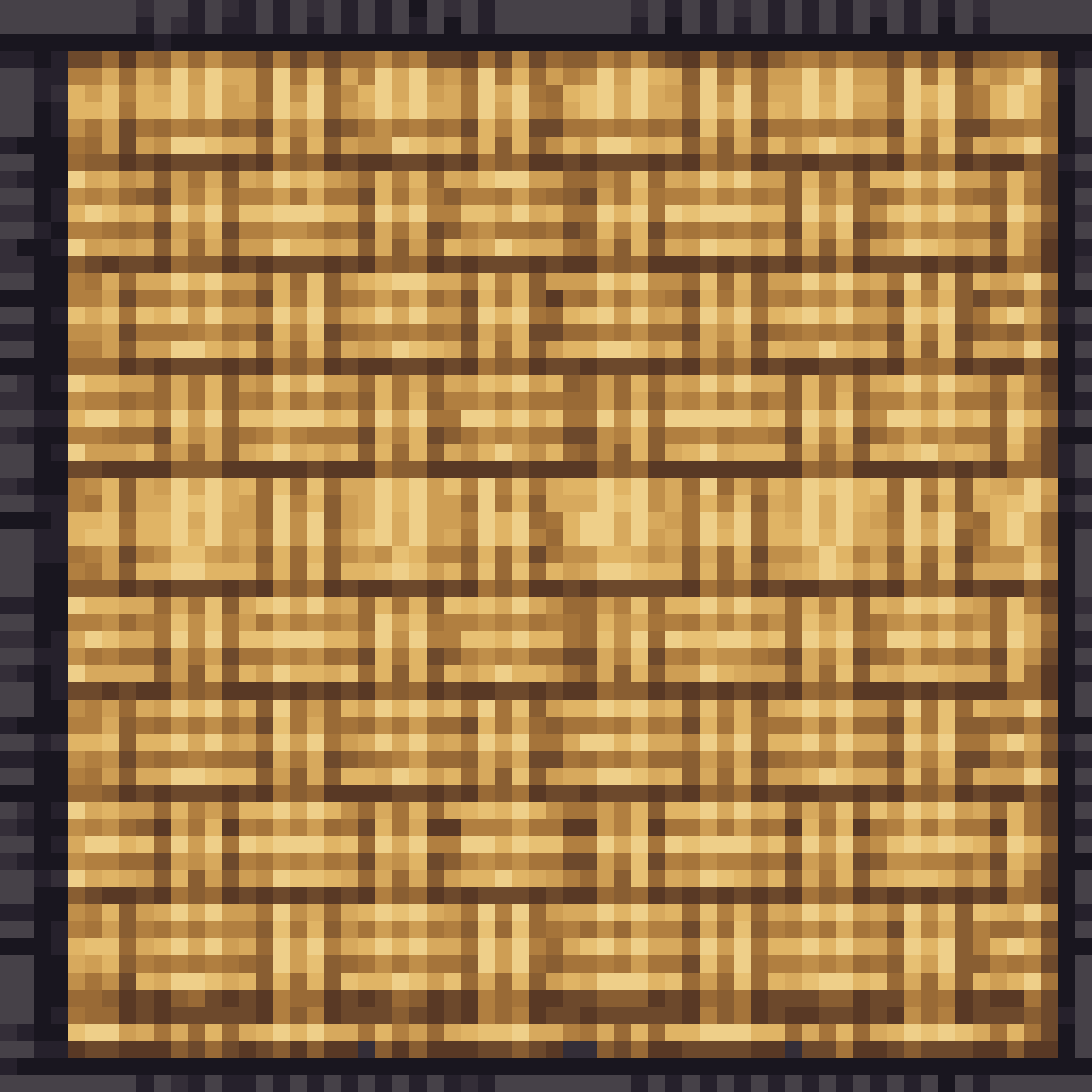 pixel art woven rush grass mat pixel art