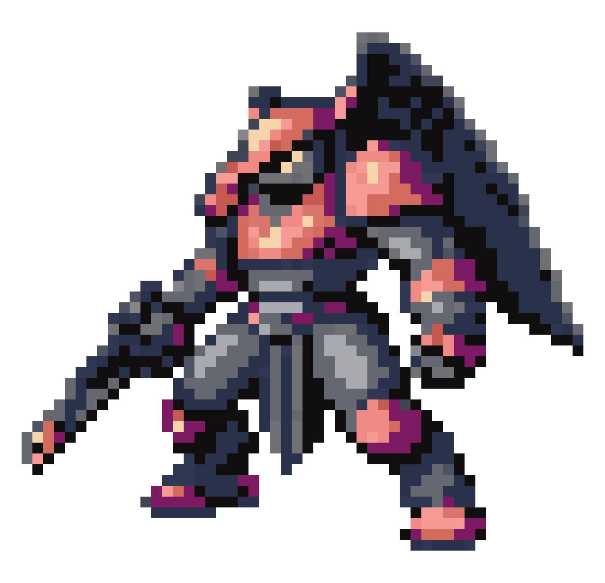 16-bit graphic character pixel art
