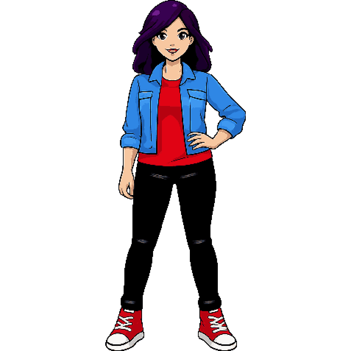 Colors Size Pose pixel art