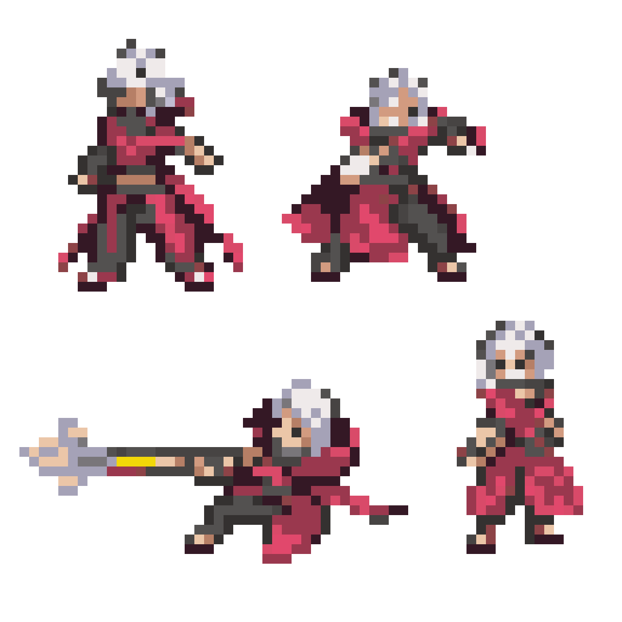 A 64x64 anime-style platformer featuring pixel art