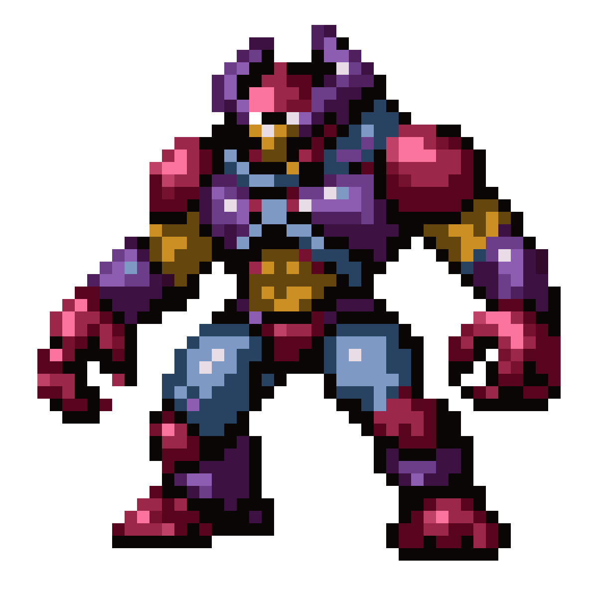 Epic Boss Monster pixel art