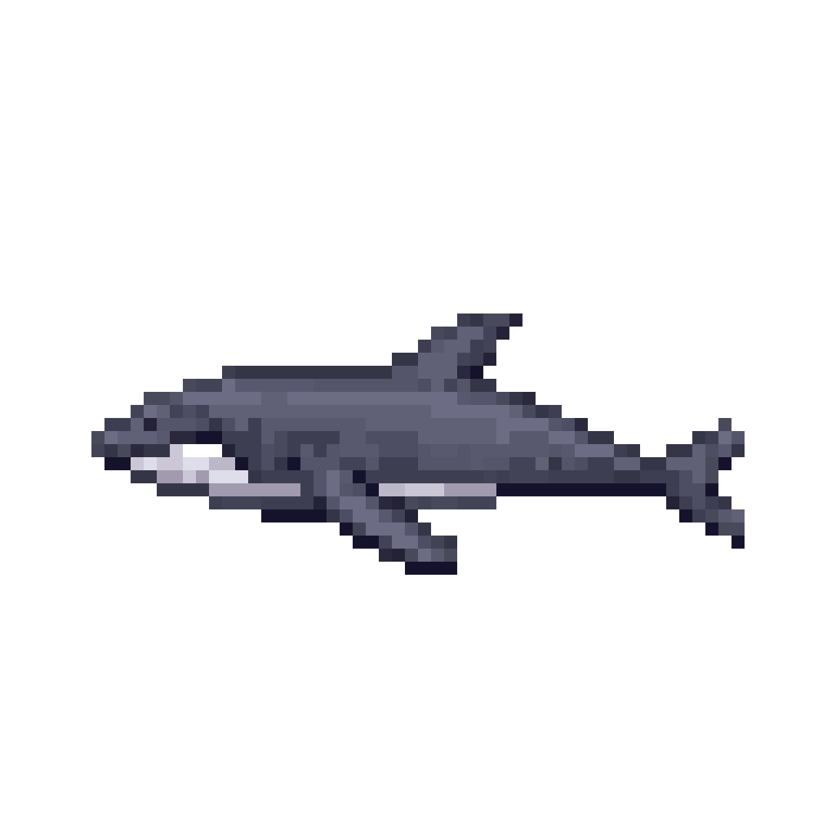 swimming character pixel art