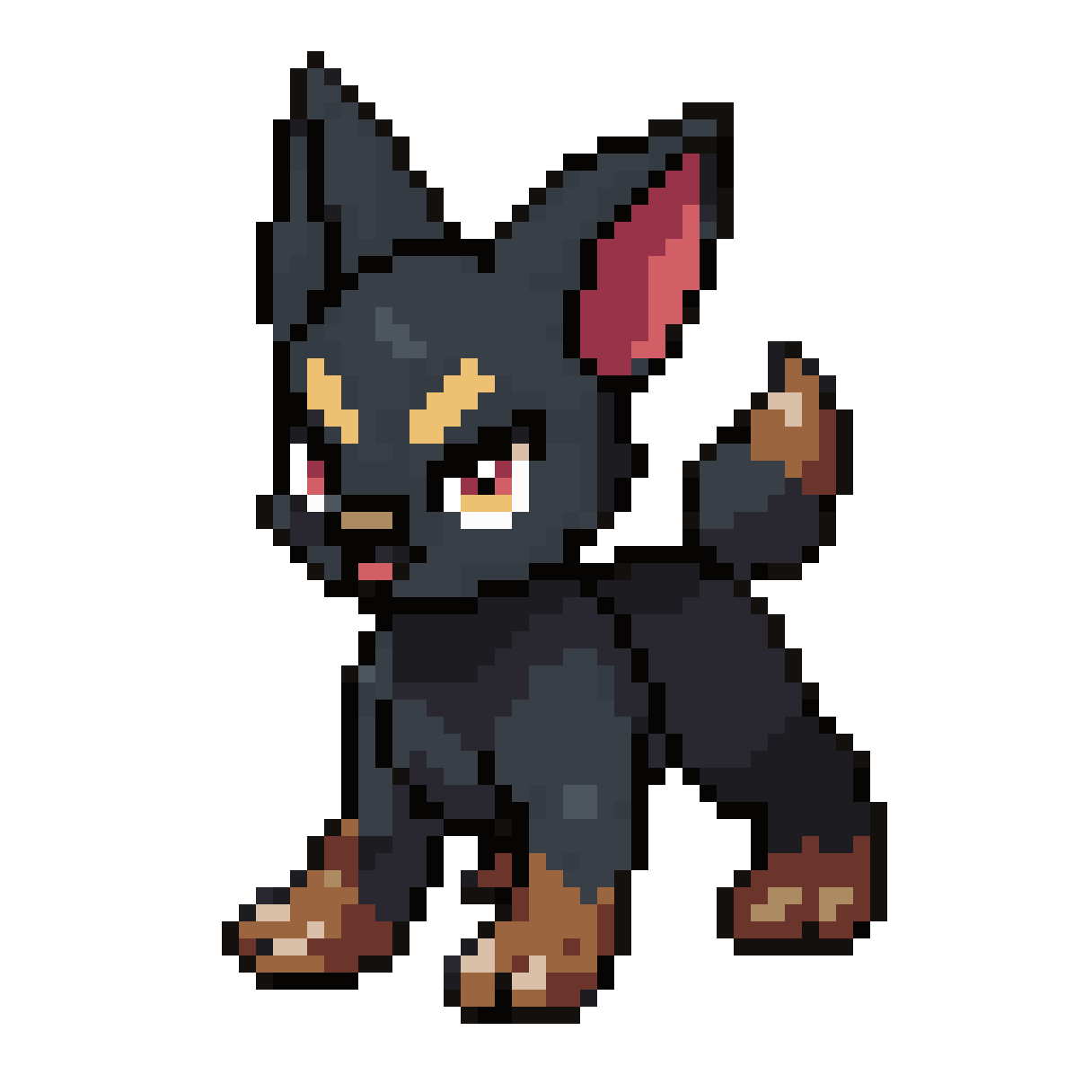 Create a Pokémon Emerald-style pixel pixel art