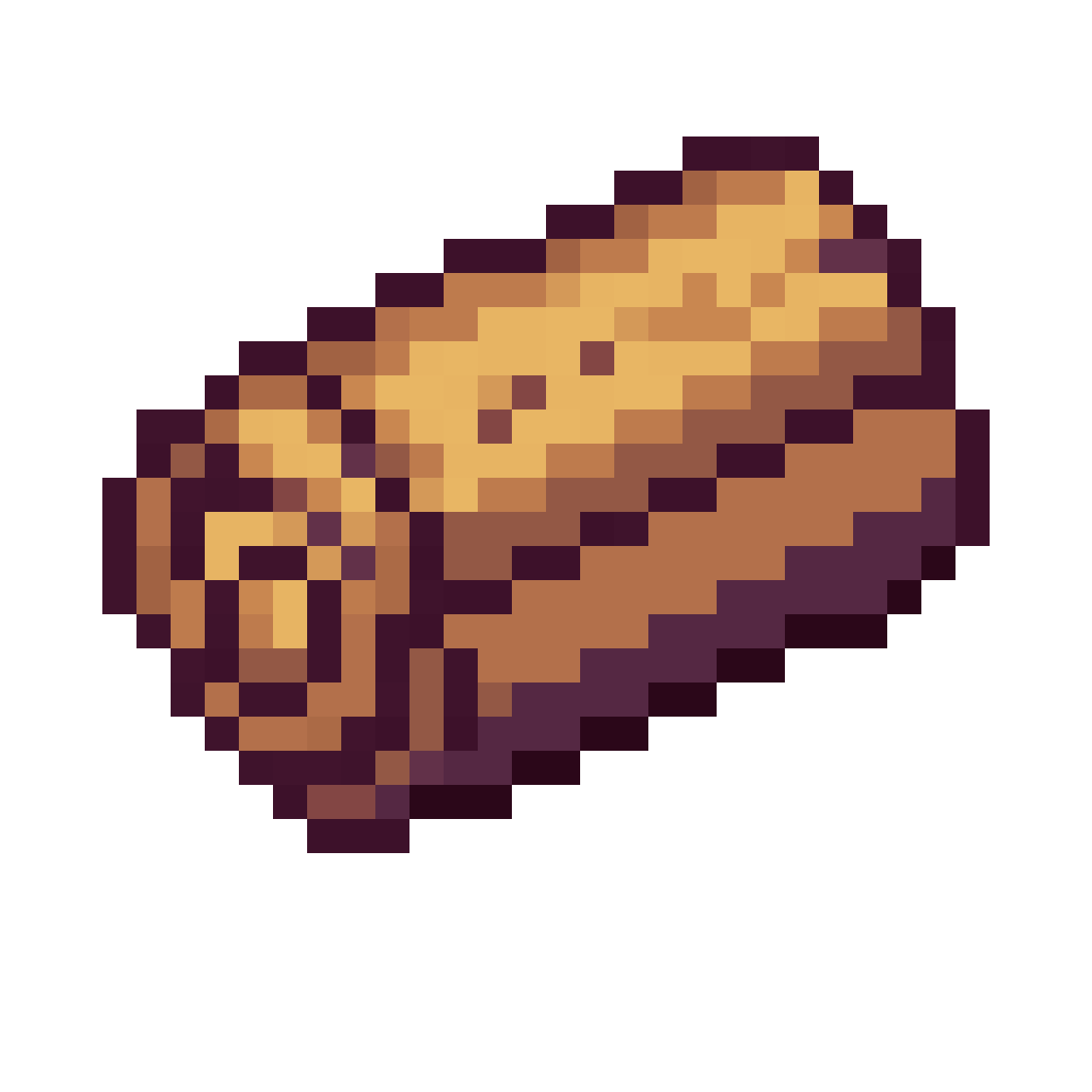 ash tree log sprite pixel art
