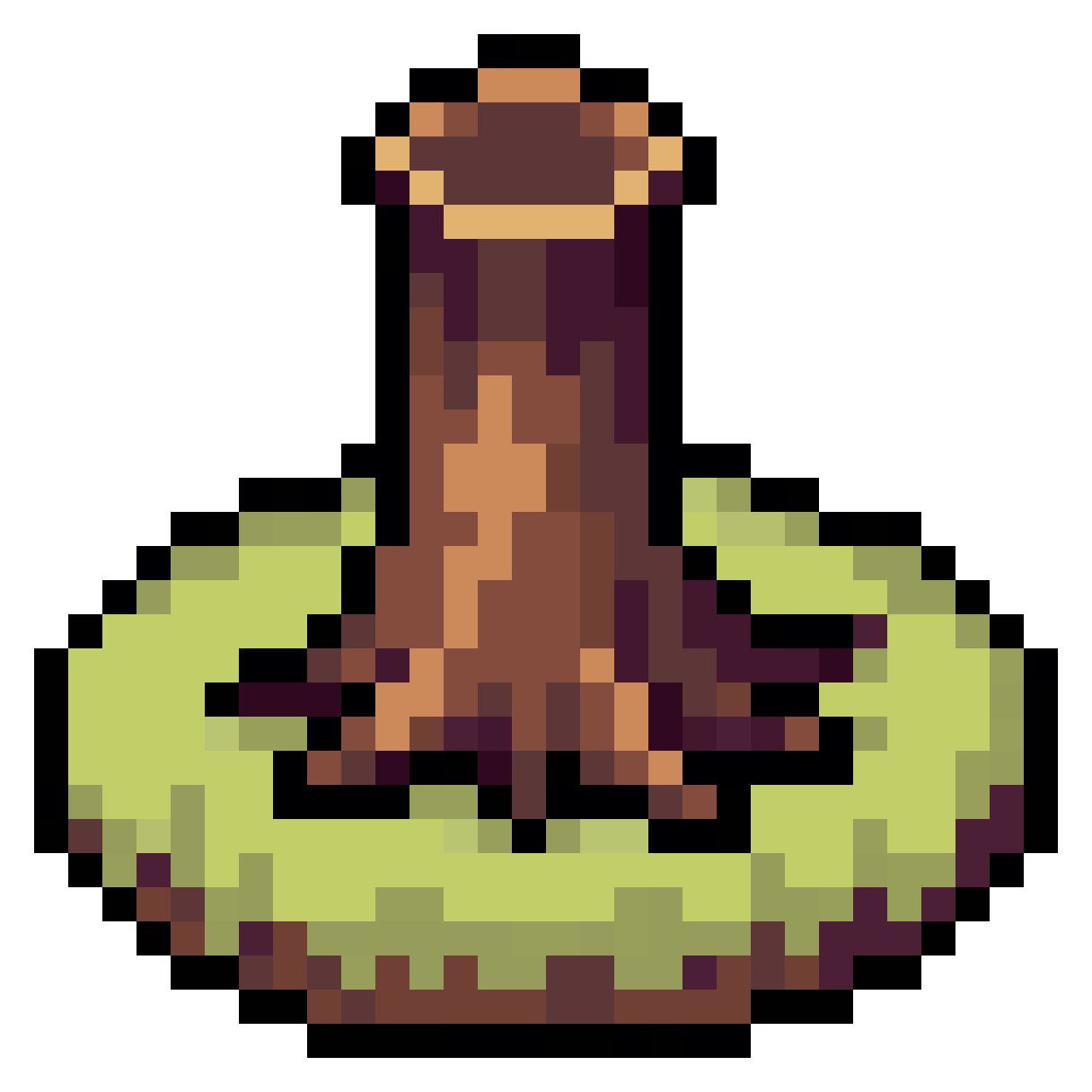Elder Tree Log Sprite pixel art