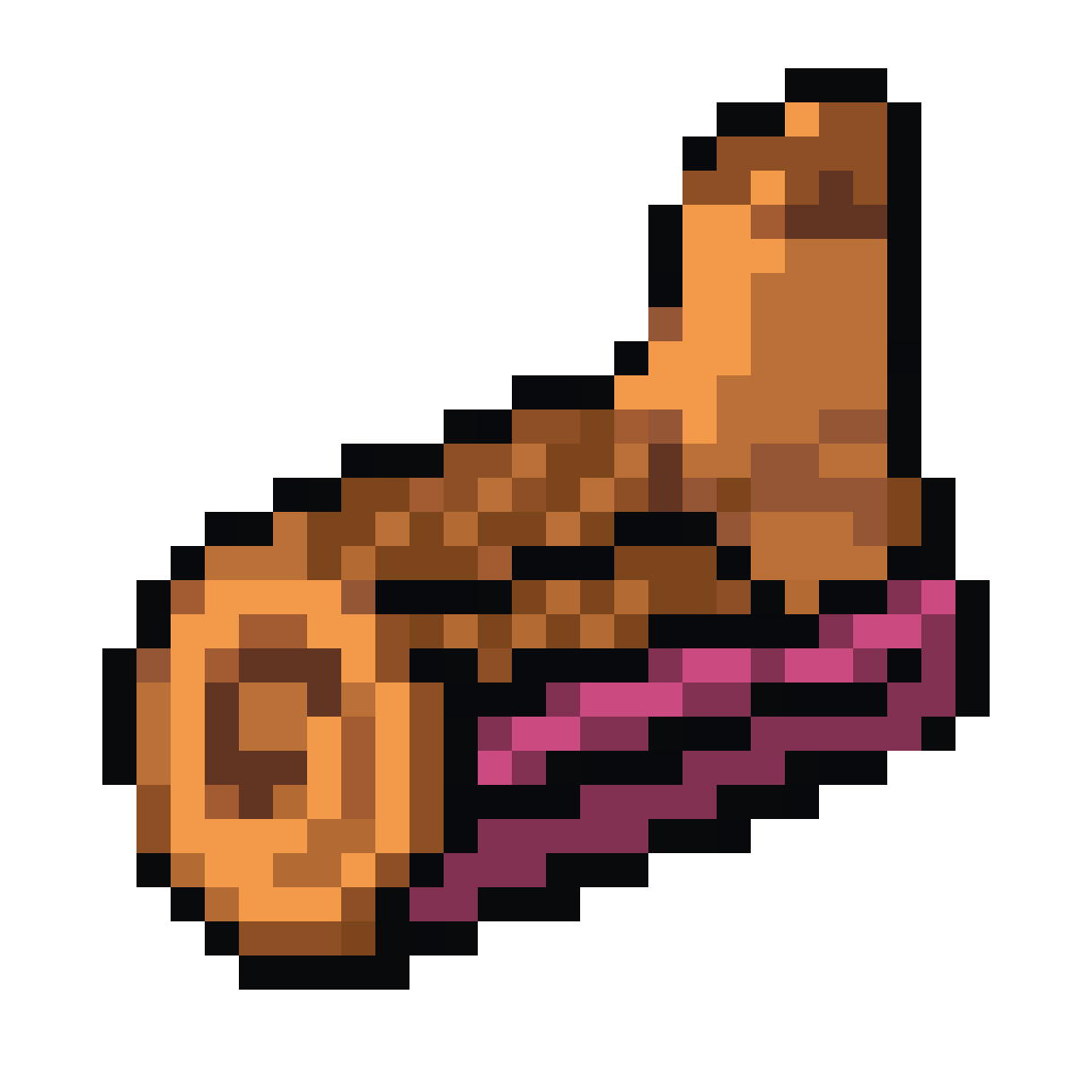 hickory log sprite pixel art