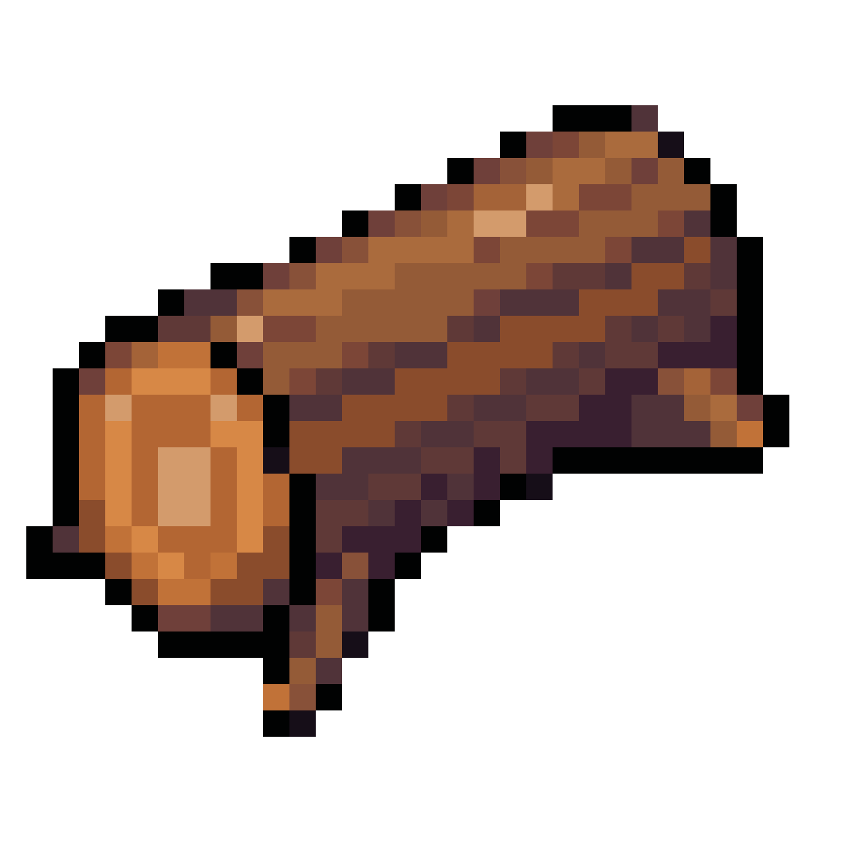 mahogany tree log sprite pixel art