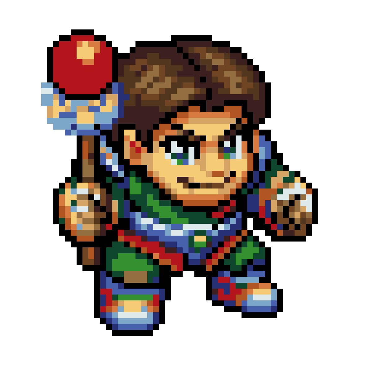 Basic character pixel art