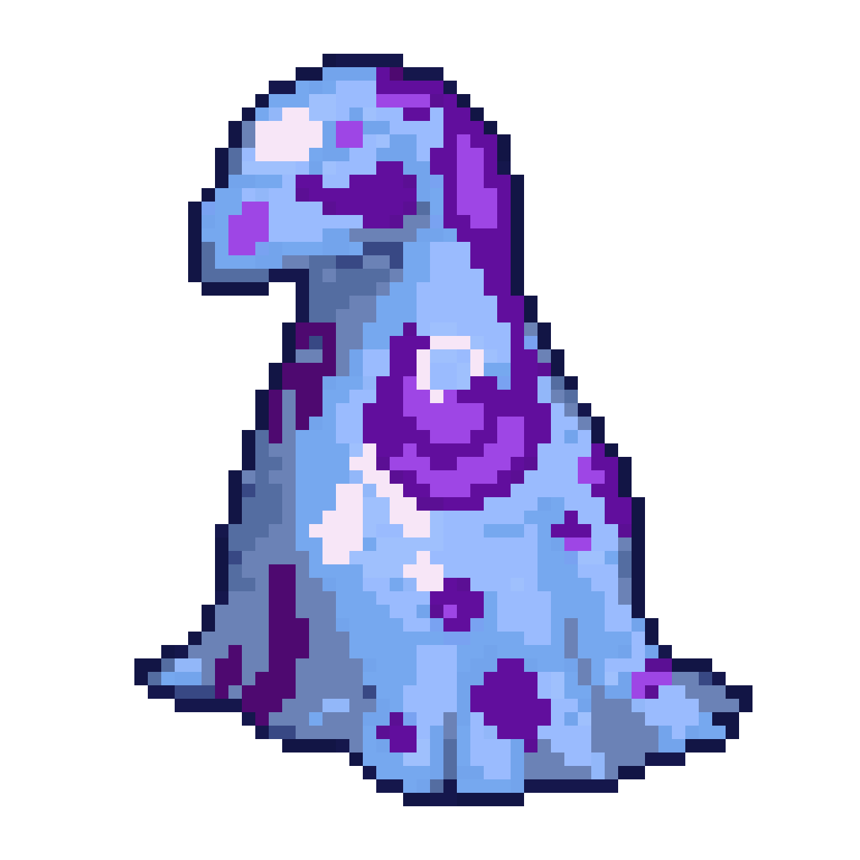 Ghost from Destiny 2 pixel art
