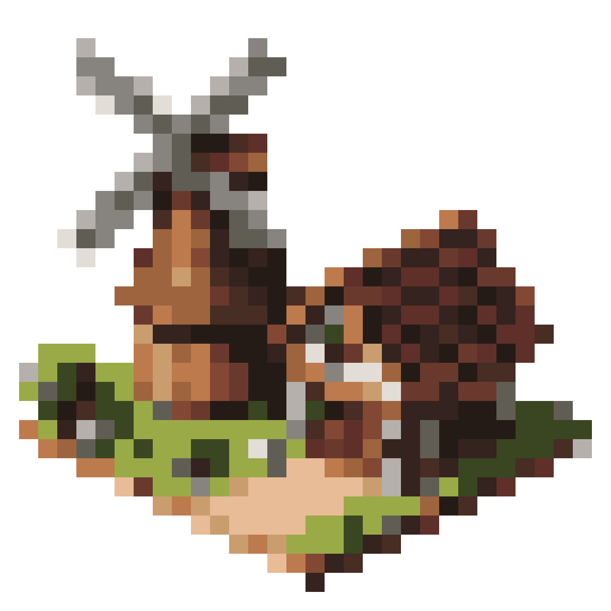 medieval house shop windmill farms pixel art