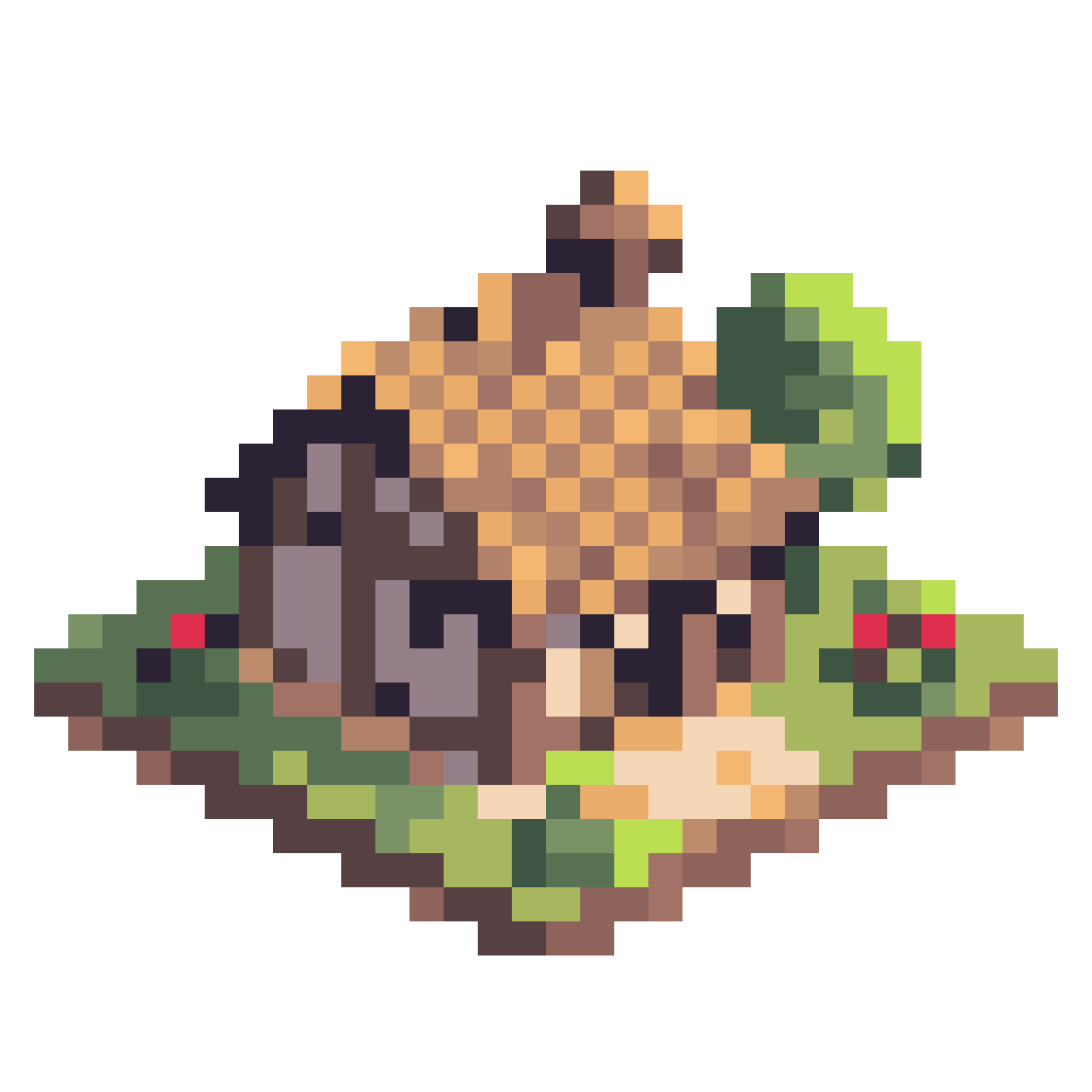 medieval house shop windmill farms pixel art