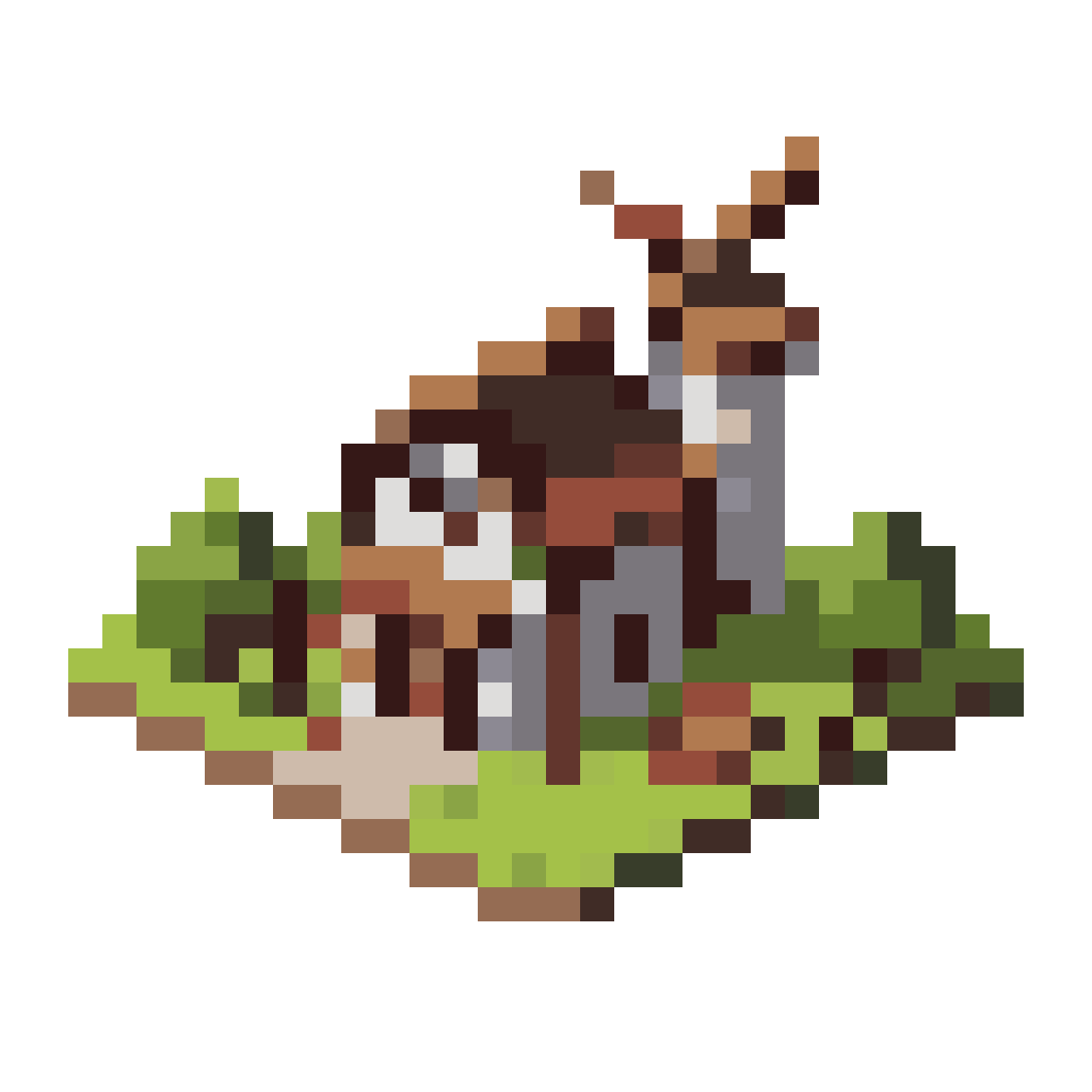 medieval house shop windmill farms pixel art