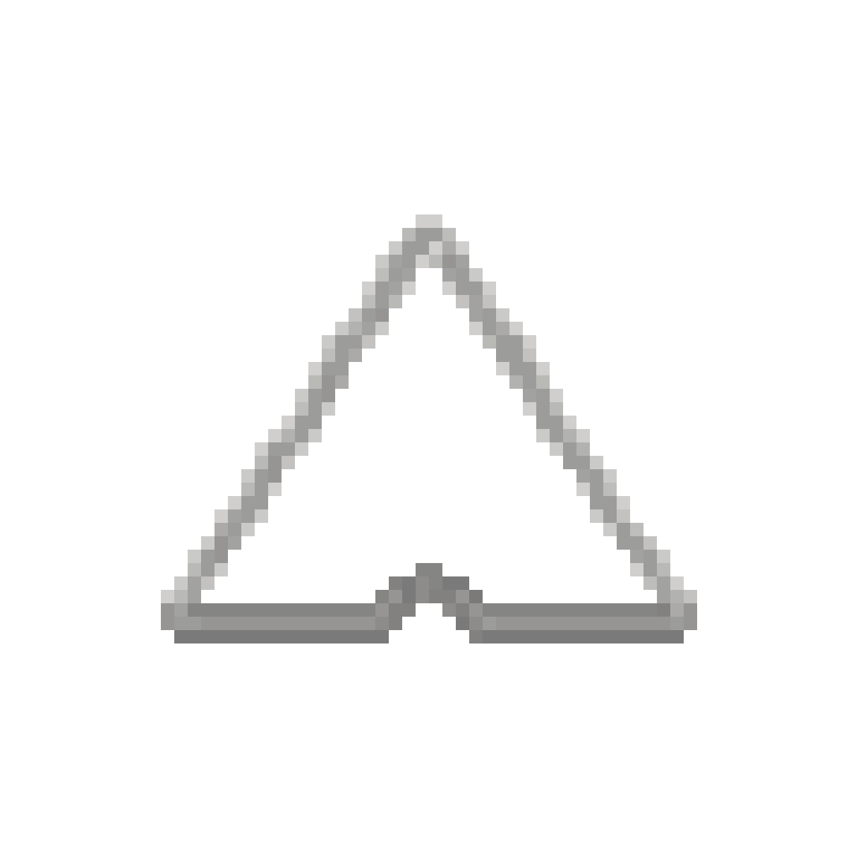 Minimalist Retro Arcade Spaceship pixel art