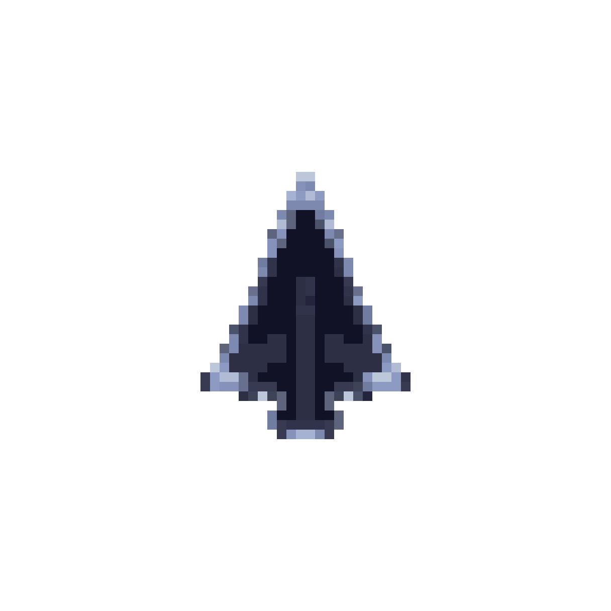Minimalist Retro Arcade Spaceship pixel art