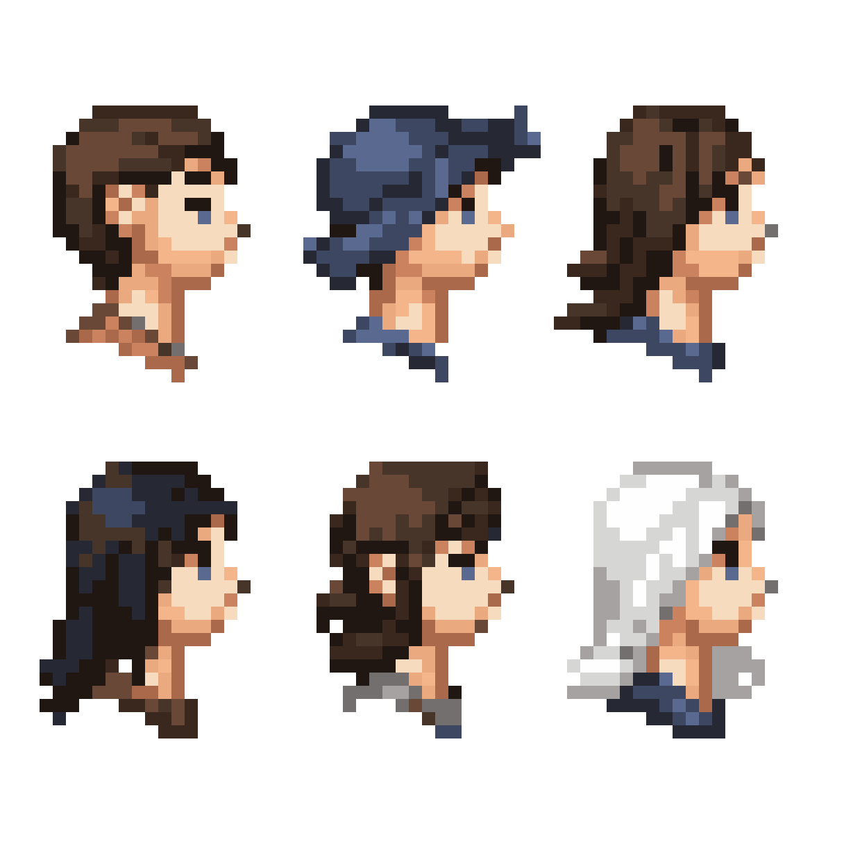 Variations of this NFT pixel art