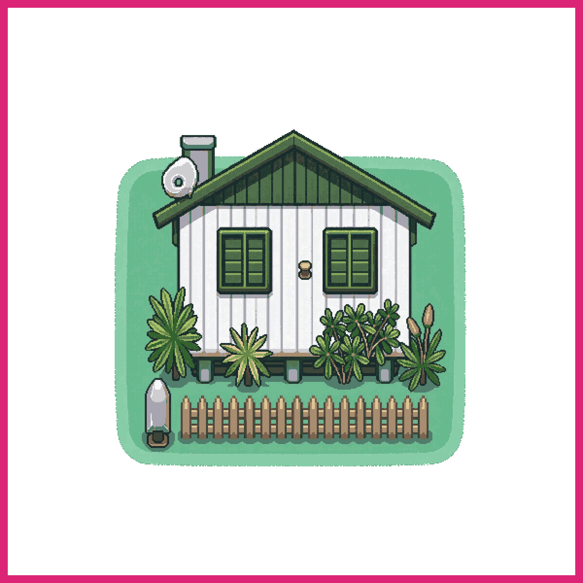 top down house in stardew valley style