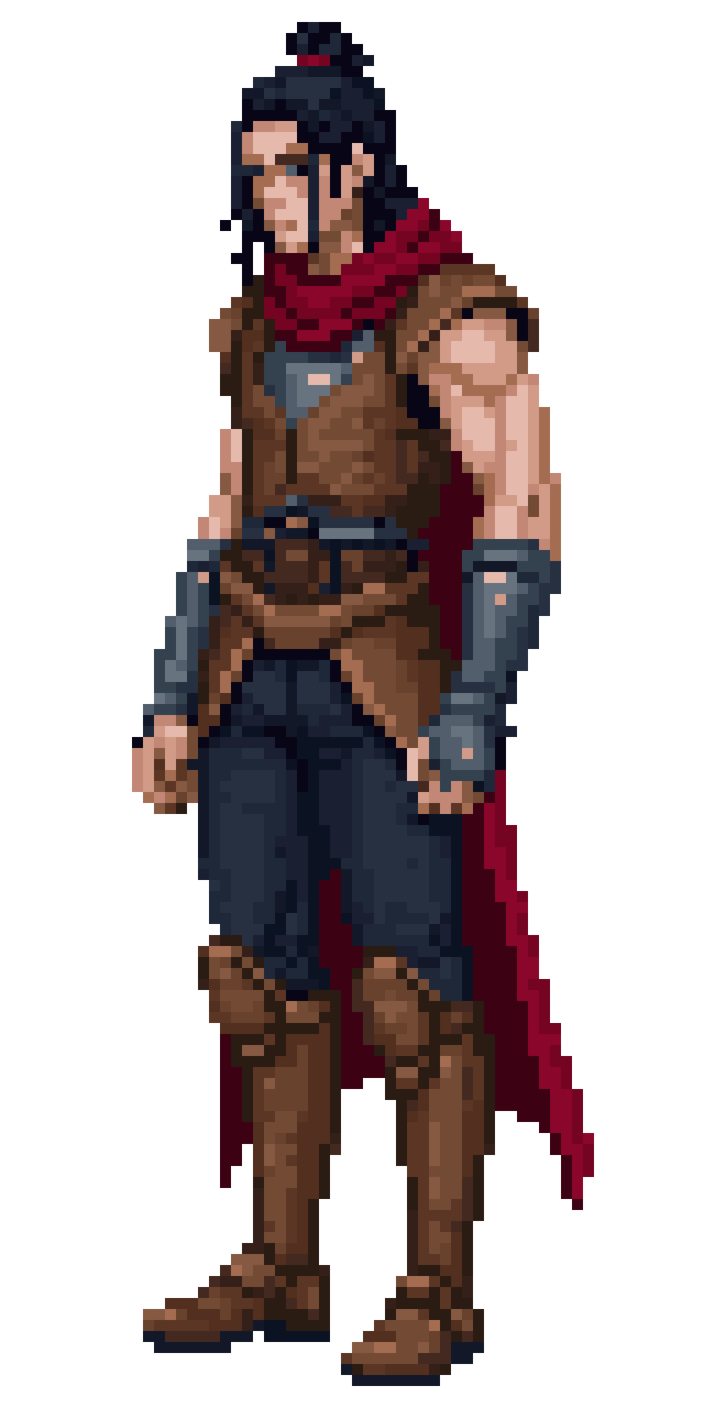 Need to show whole body, pixel art