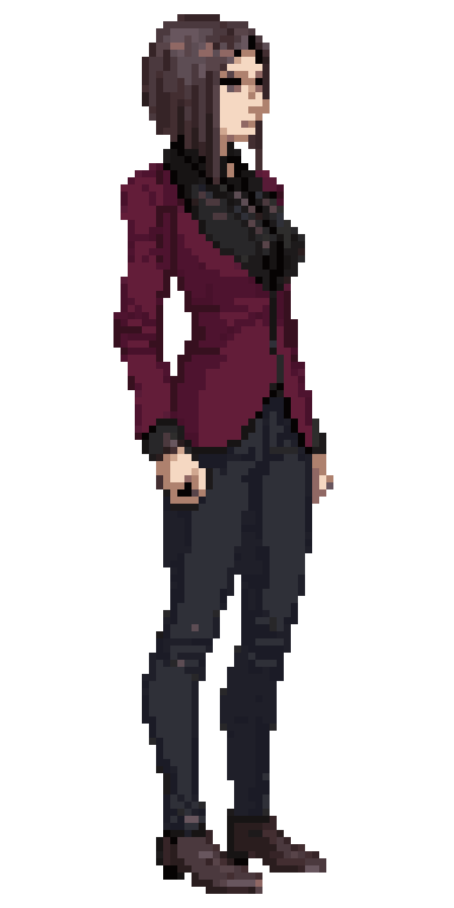 The whole body must be pixel art