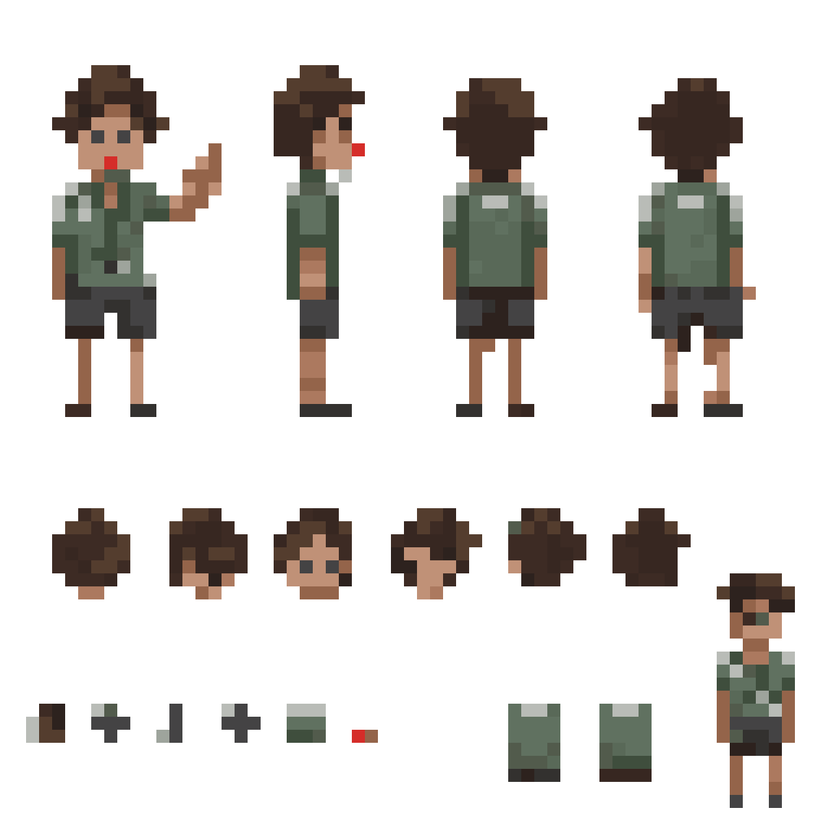 create my character pixel art