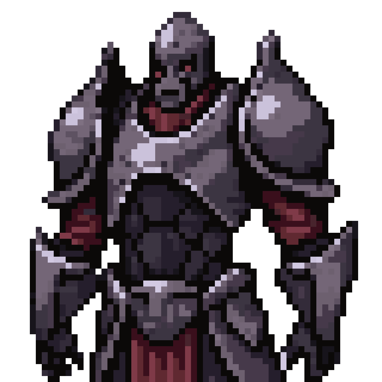 haunted armor pixel art