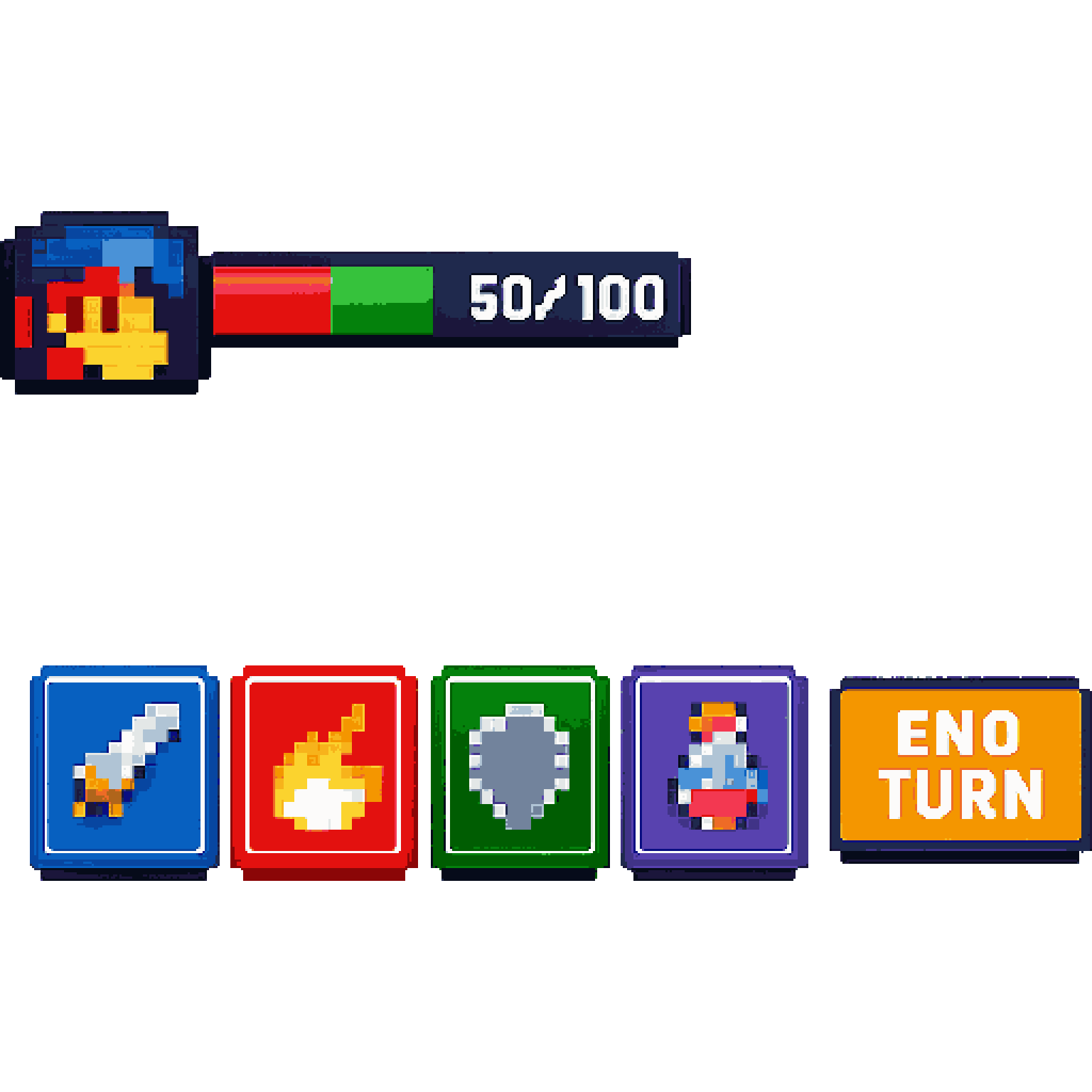 Pixel Theme Character UI pixel art