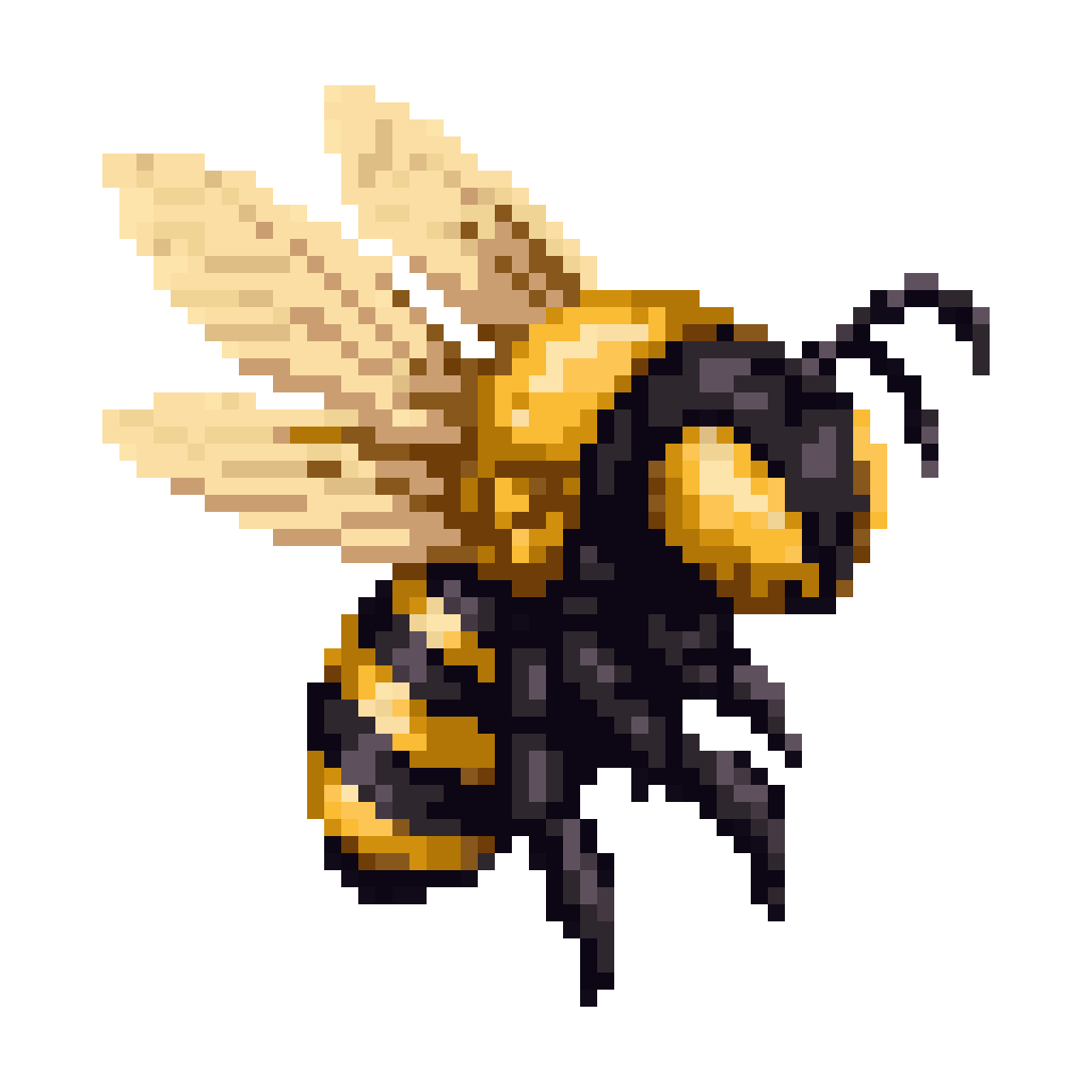 Bee Queen pixel art