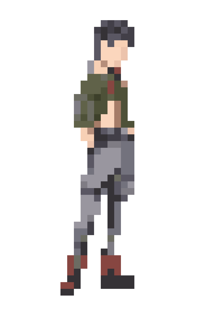 Castlevania Symphony of the Night Style Character pixel art