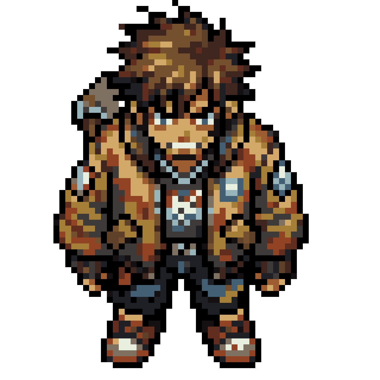 15-Year-Old Cyberpunk Scavenger pixel art