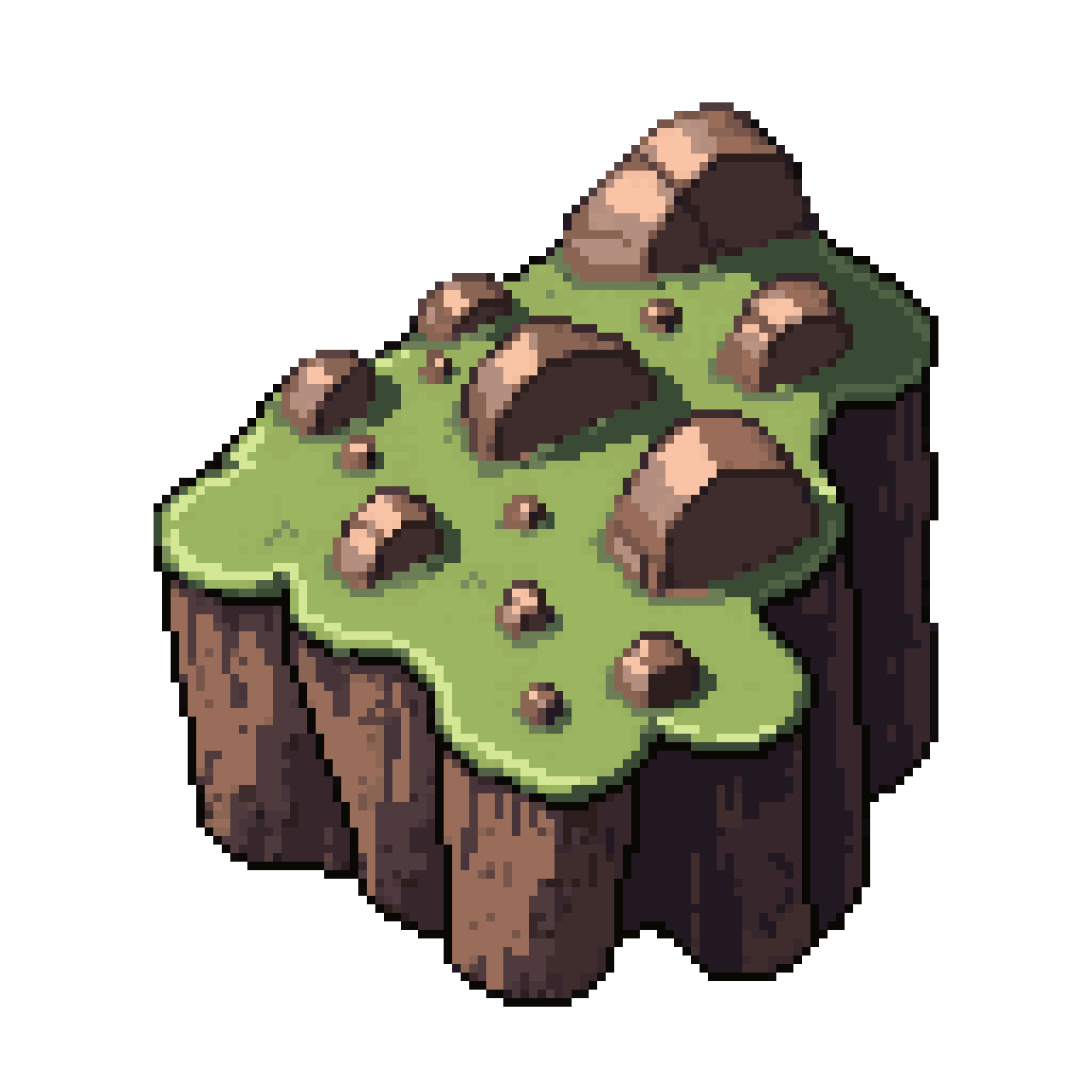 the world pixel art