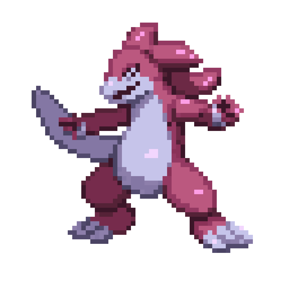 Hisuian Zoroark Pixel Art pixel art