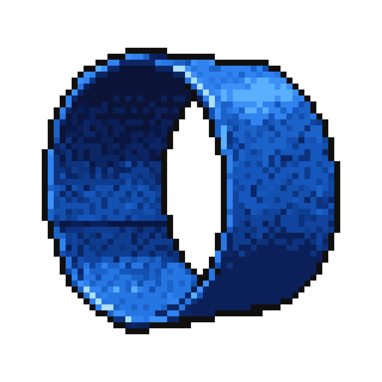 Royal Blue Fabric Wristband pixel art