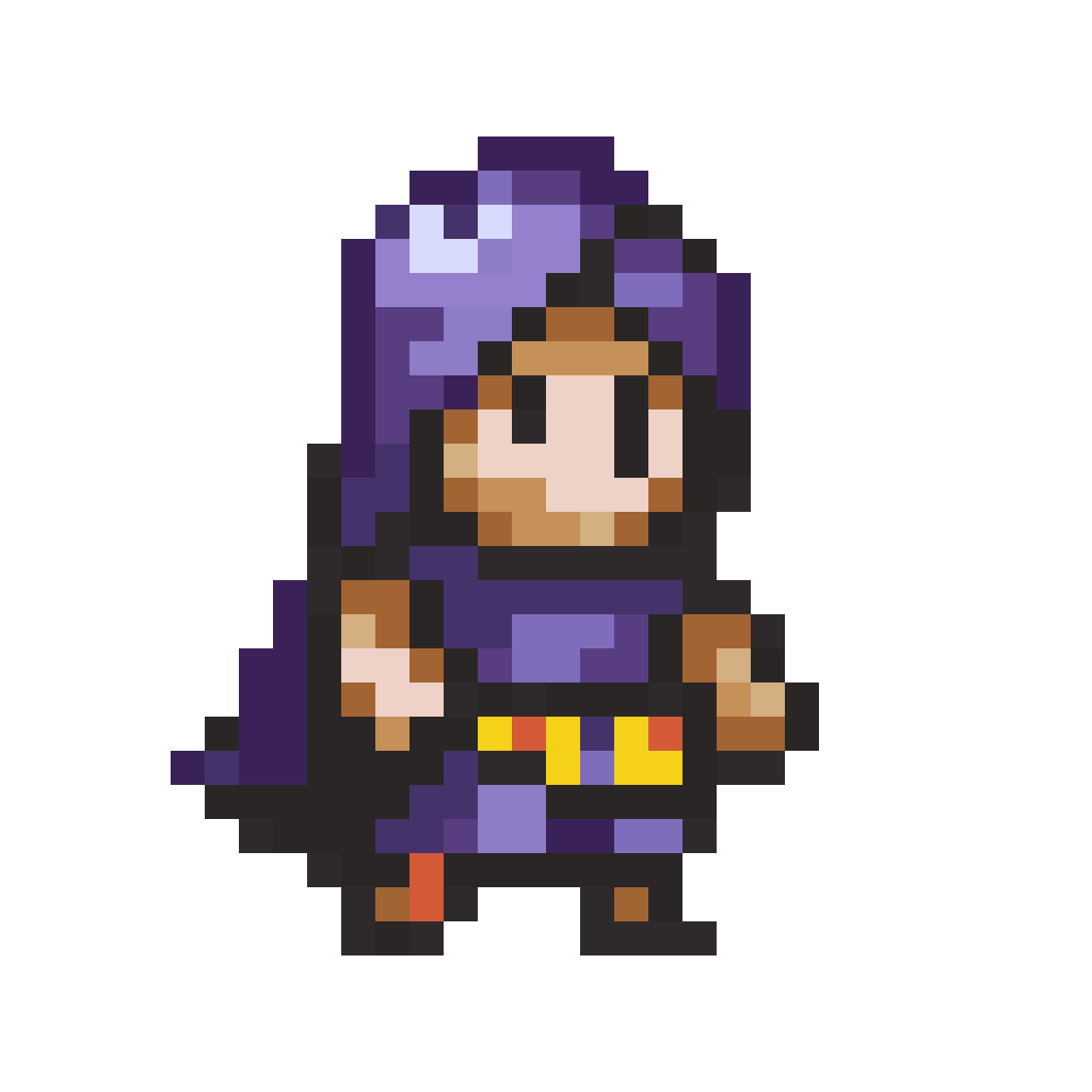 A simple medieval sprite pixel art