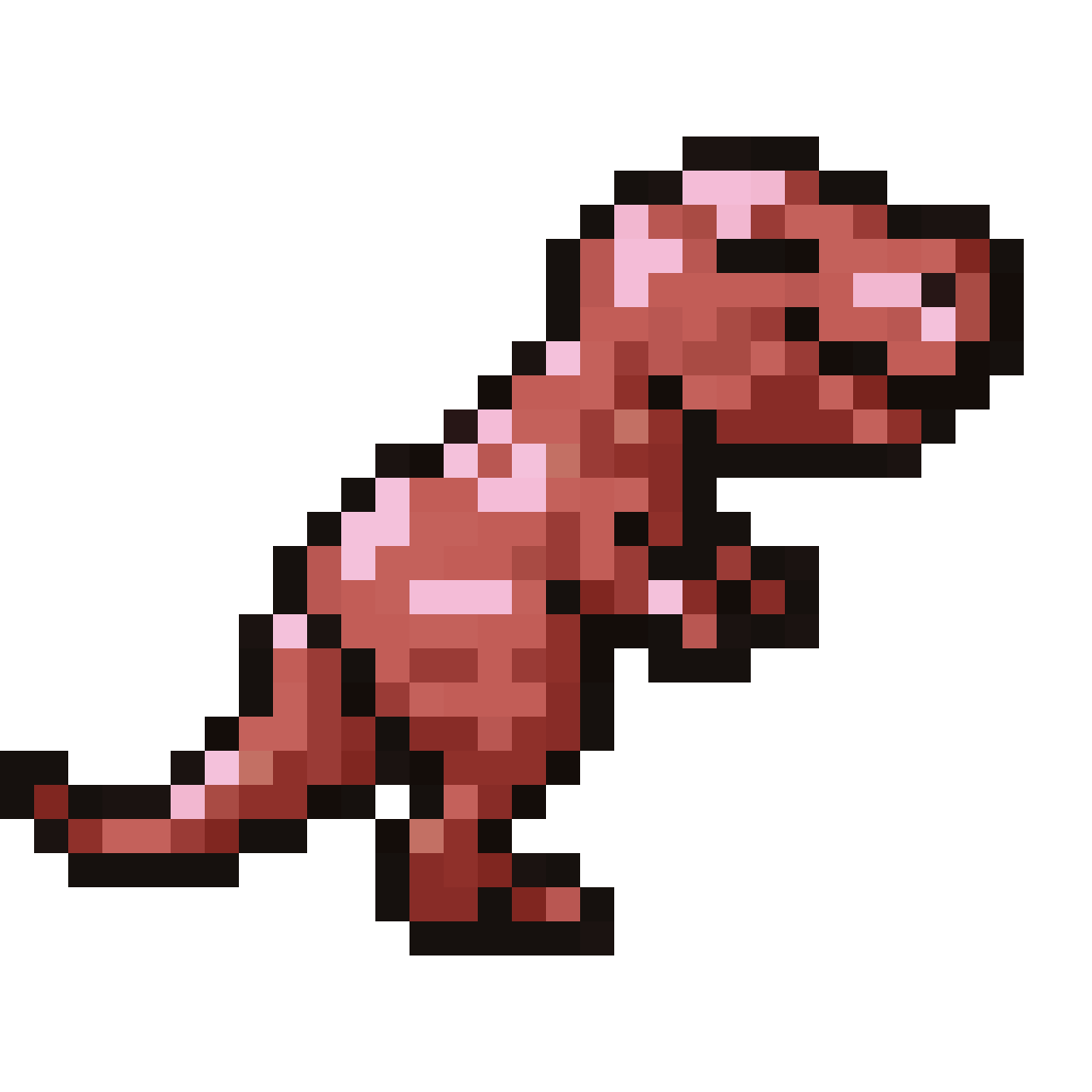 Carnotaurus Dinosaur pixel art