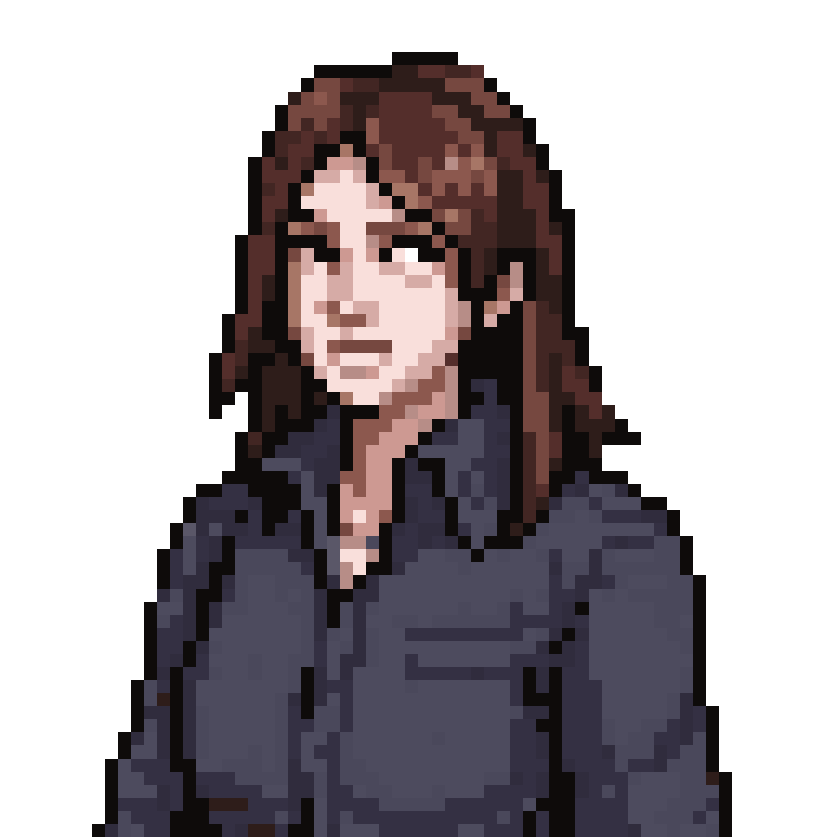 person in the middle pixel art