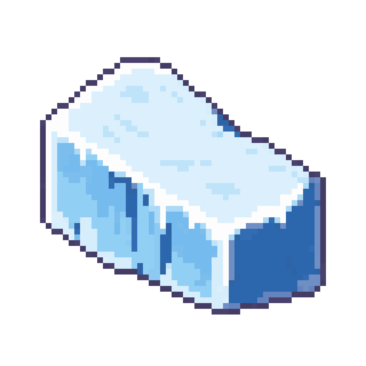 2D Ice Shards pixel art
