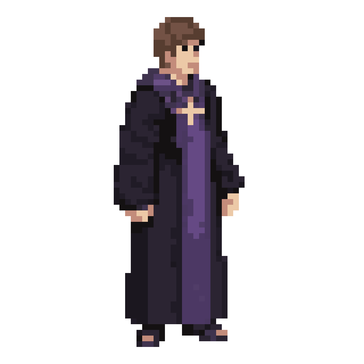 priest character sprite pixel art