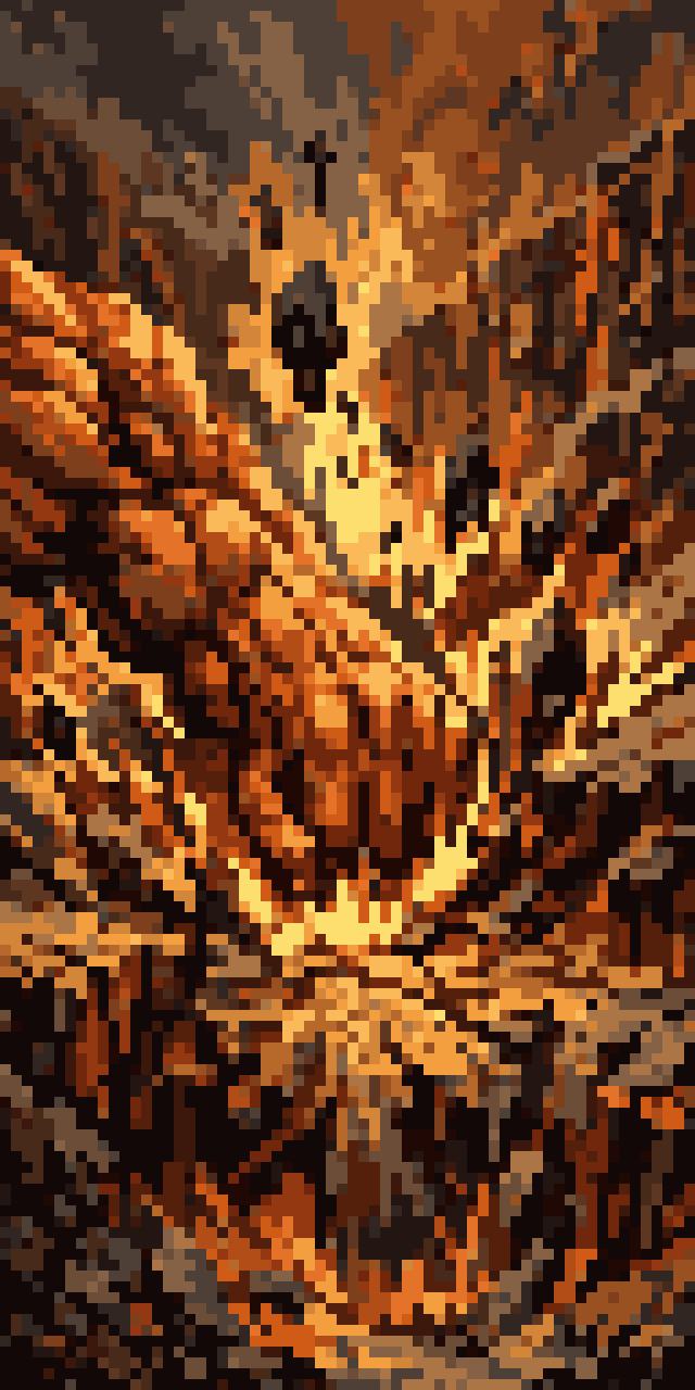 Colossal Punch Cataclismo Scene pixel art