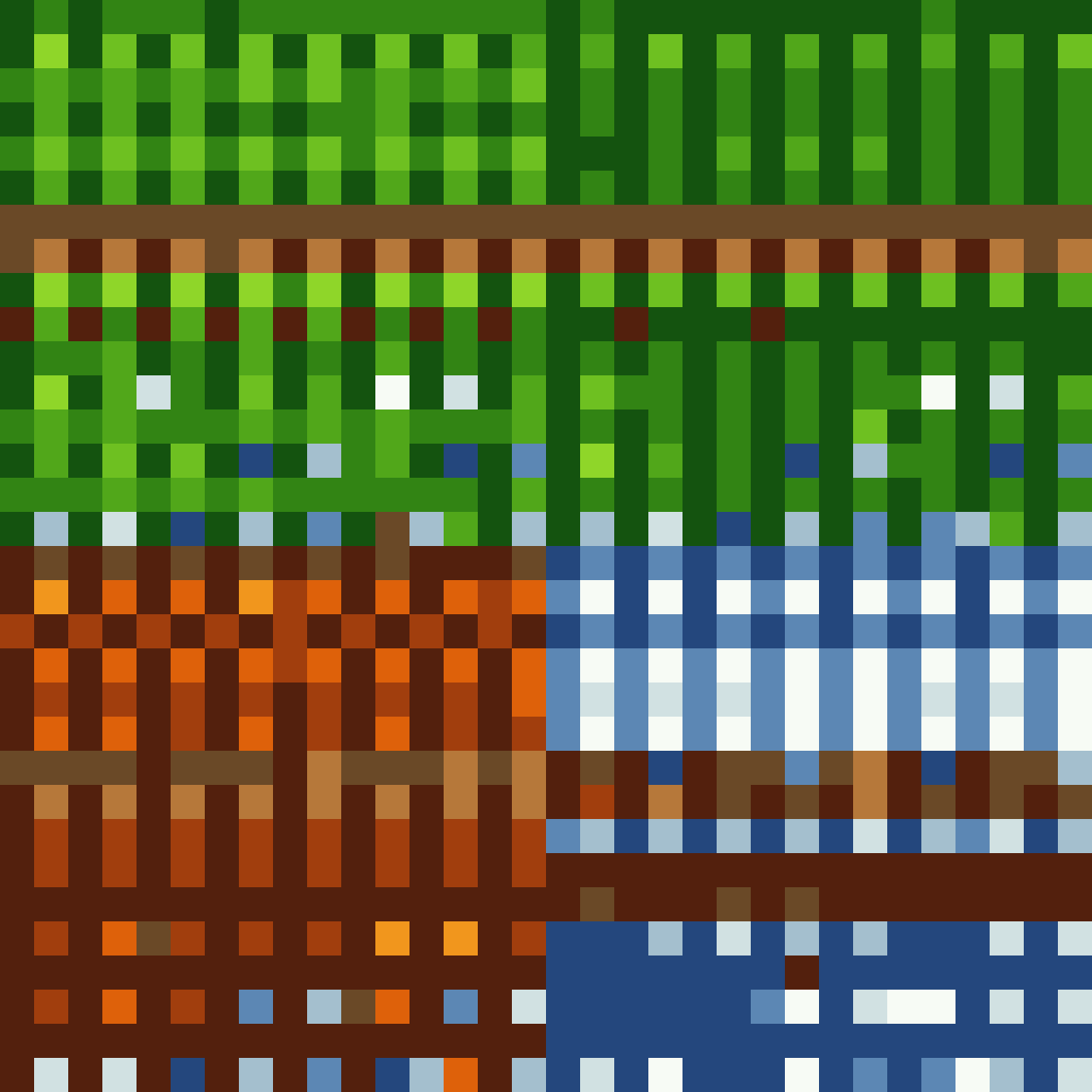 16-bit pixel art tile-set for RPG pixel art