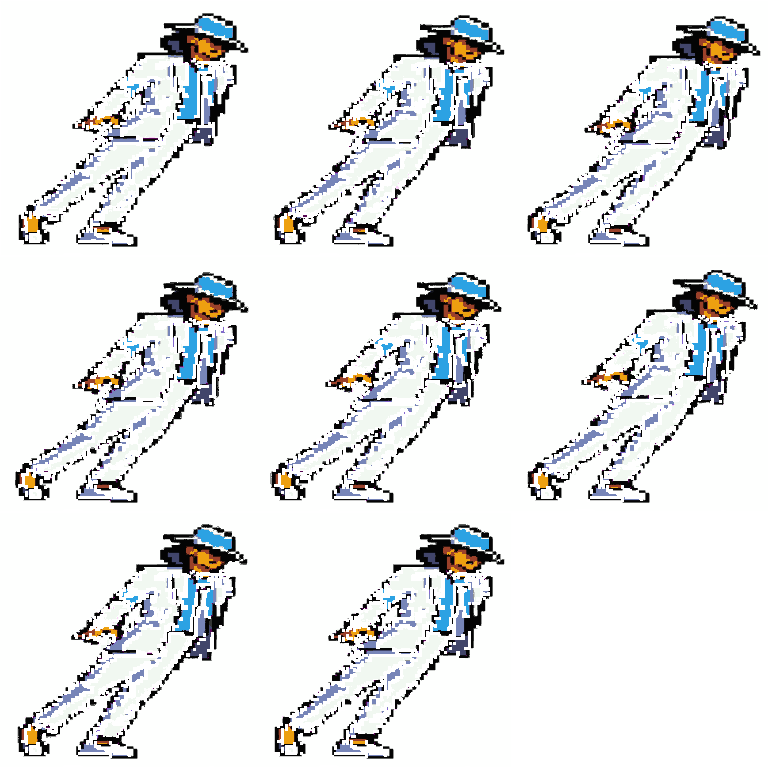 Dancing Man in Suit Idle pixel art