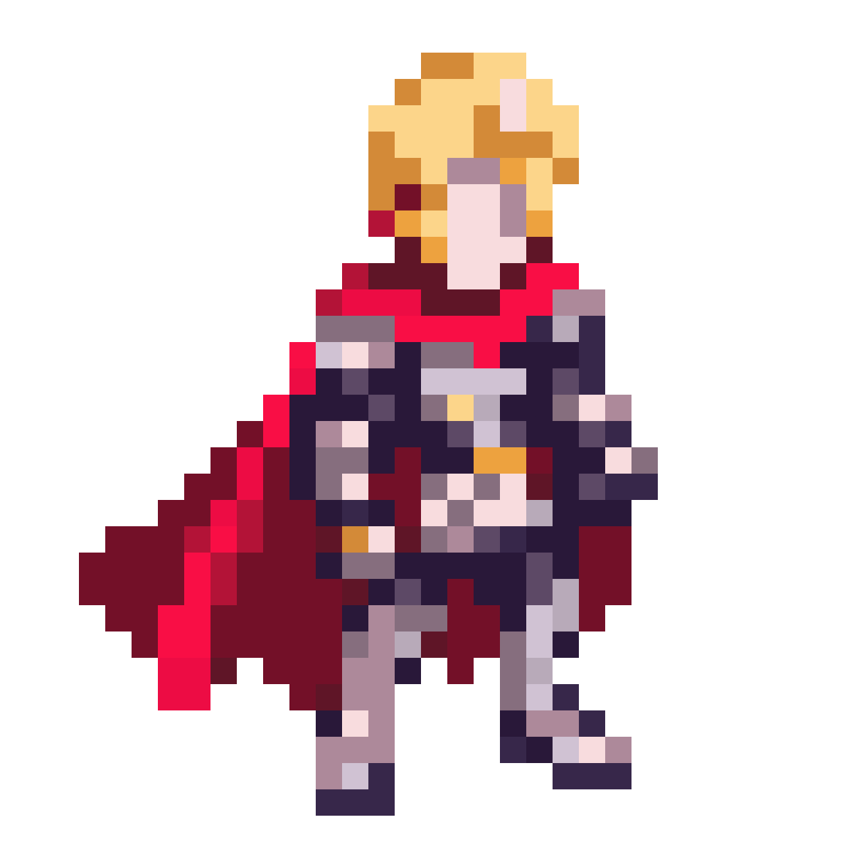 Fantasy Prince Character Sprite pixel art