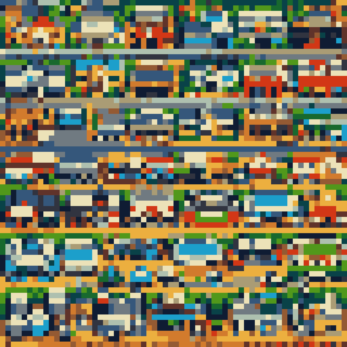 pixel art city building asset pack pixel art