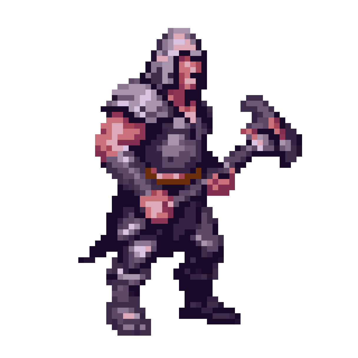 Warrior pixel art