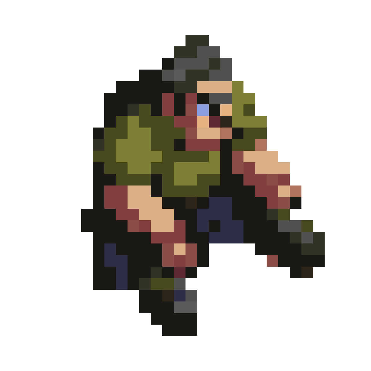 without the background pixel art