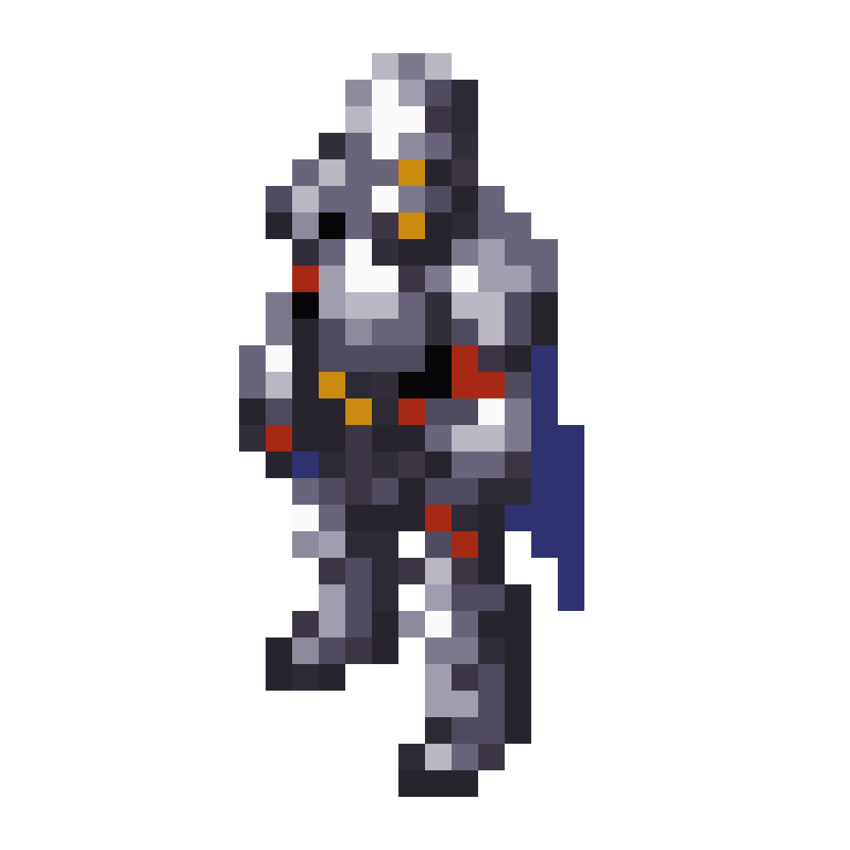 Armored Knight pixel art