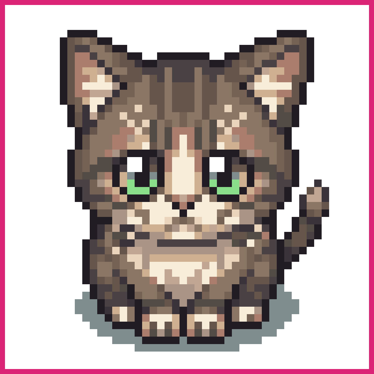 sad cat
