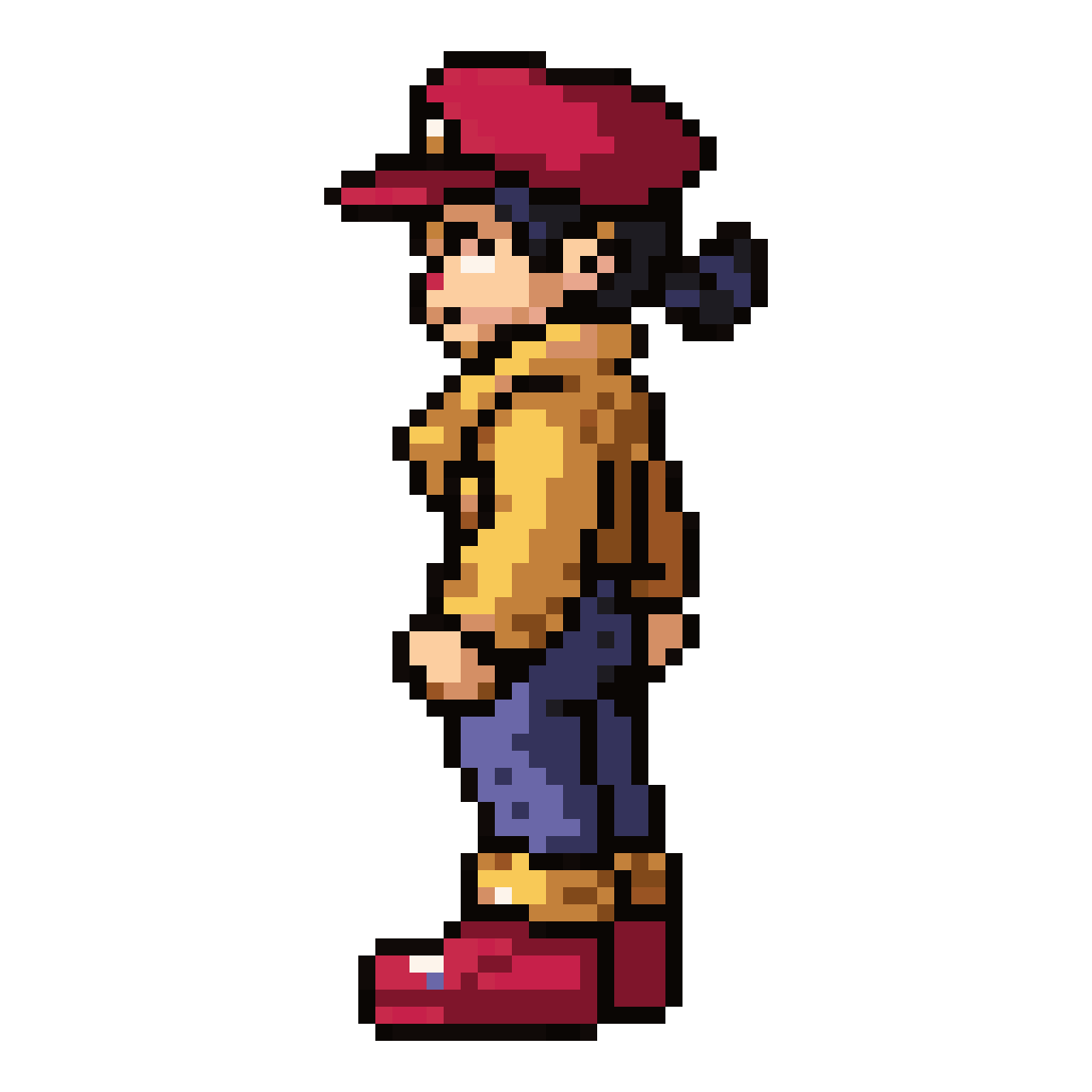 AI agent in Chrono Trigger style pixel art