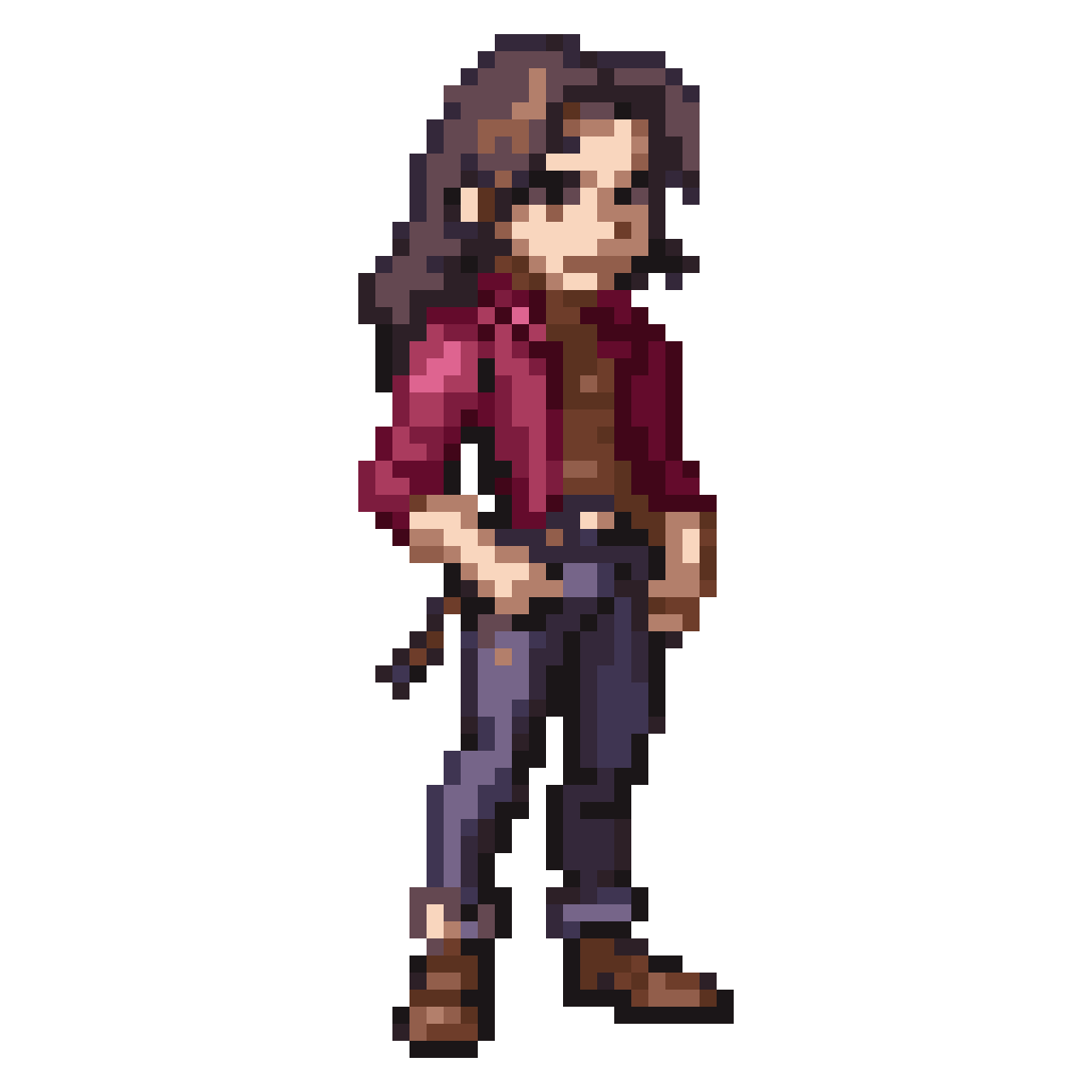 AI agent in Chrono Trigger style pixel art