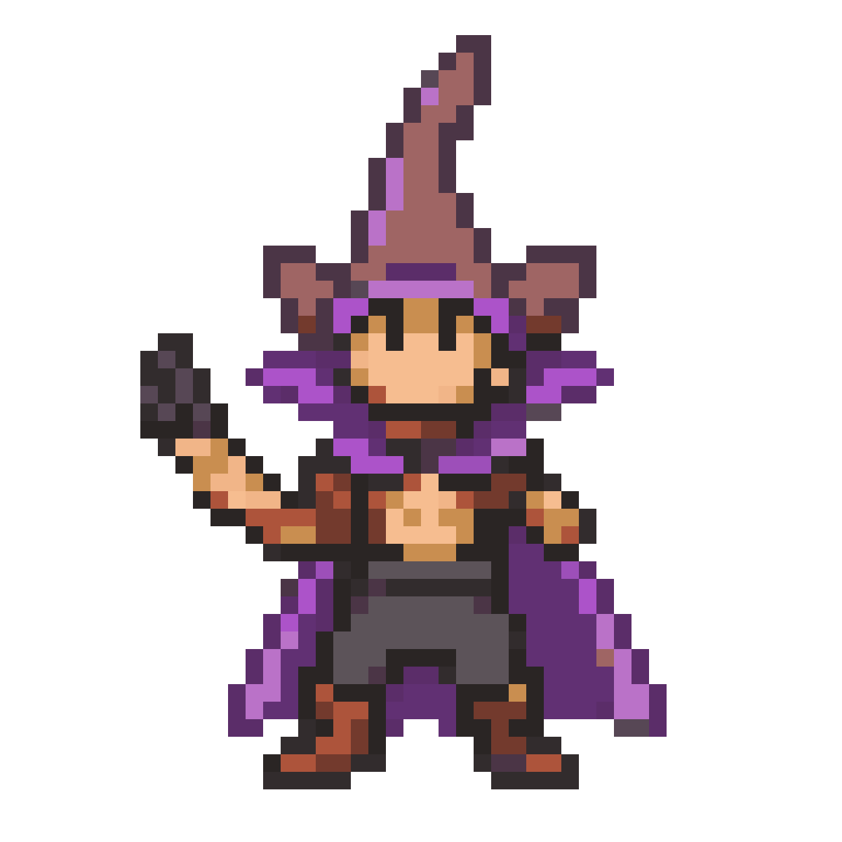 48x48 wizard sprite pixel art