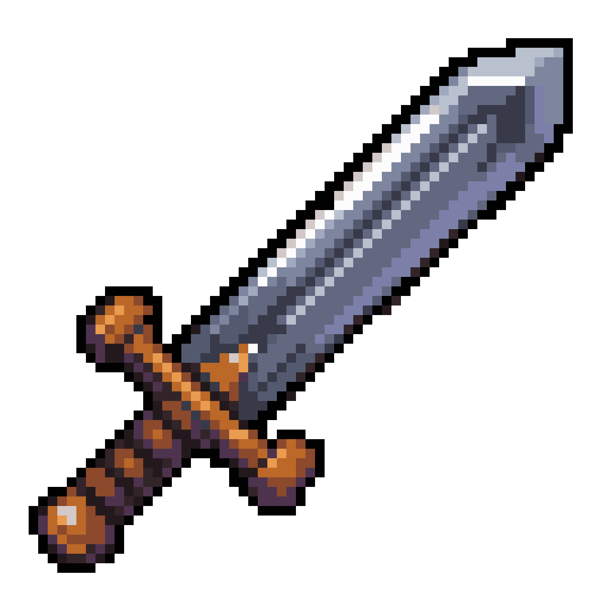 iron sword pixel art