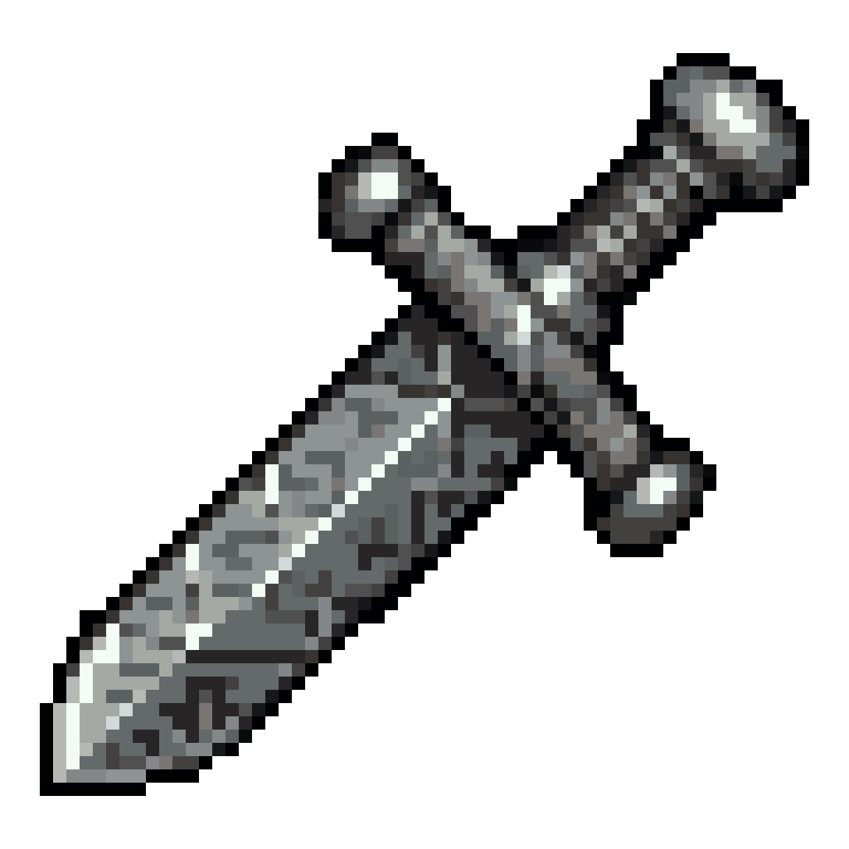 iron sword pixel art